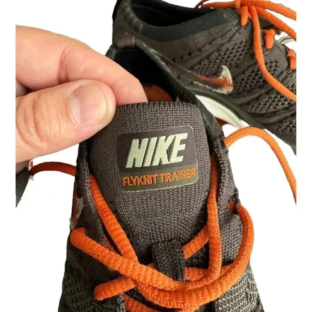Nike Flyknit Trainer Green Orange Sneaker